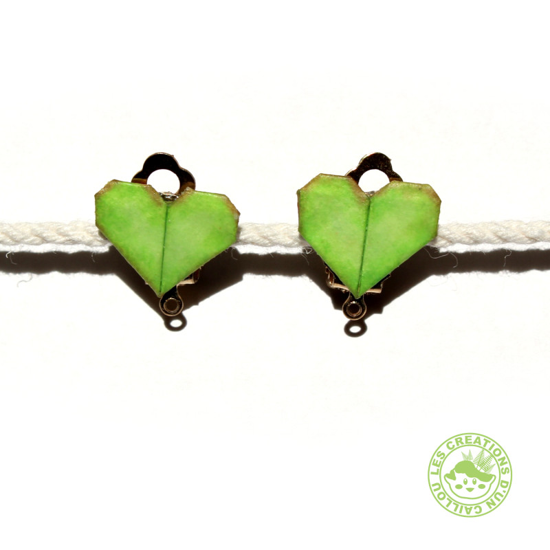 Clips d'oreilles coeurs