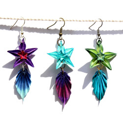 Boucles d'oreilles fleurs...