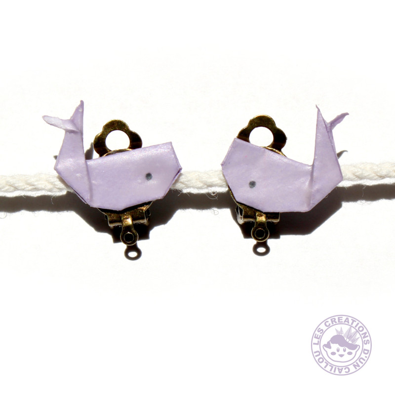 Clips d'oreilles baleines