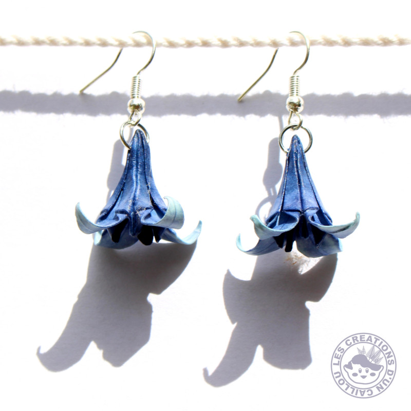 Boucles d'oreilles fleurs de lys