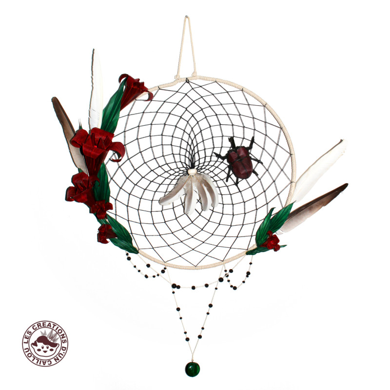 Attrape-rêves au scarabée