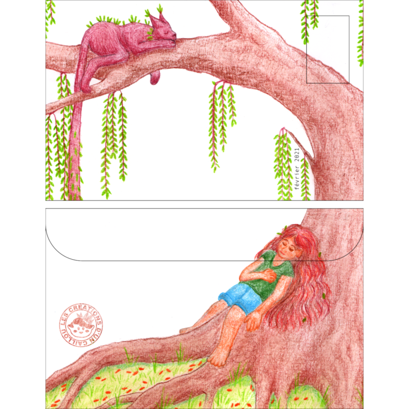 Enveloppe paisible sieste