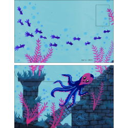 Enveloppe fonds marins