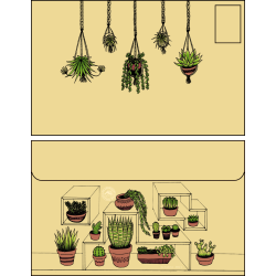 Enveloppe plantes d'intérieur