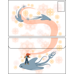 Enveloppe raies volantes et...