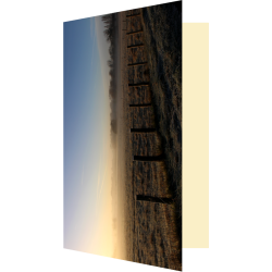 Carte lever de soleil brumeux