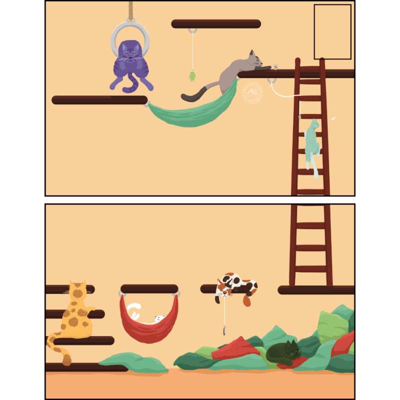 Enveloppe paradis des chats