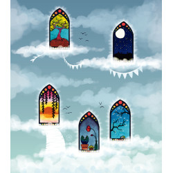 Enveloppe portails dans les nuages