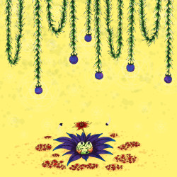 Enveloppe caillou jaune