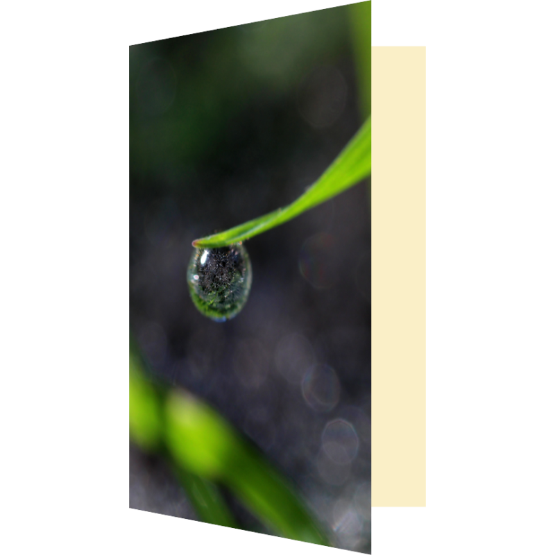 Carte goutte d'eau galaxie