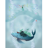 Enveloppe baleine et sirènes