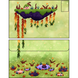 Enveloppe rochers flottants