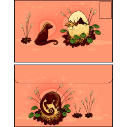 Enveloppe reptiles et...