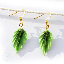Boucles d'oreilles feuilles...