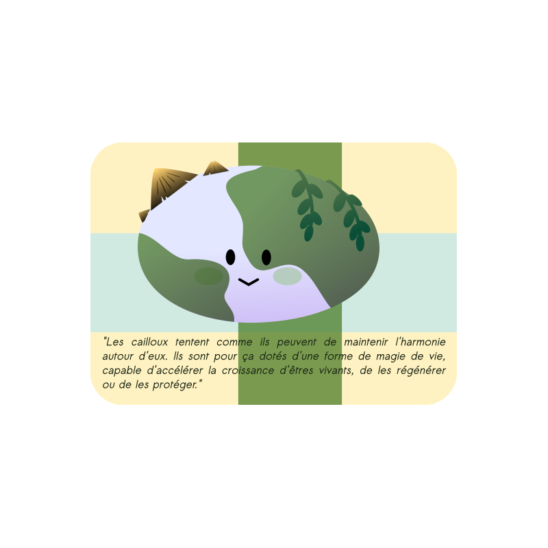 Cartes cailloux explicatives