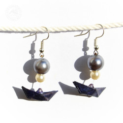 Boucles d'oreilles bateaux...