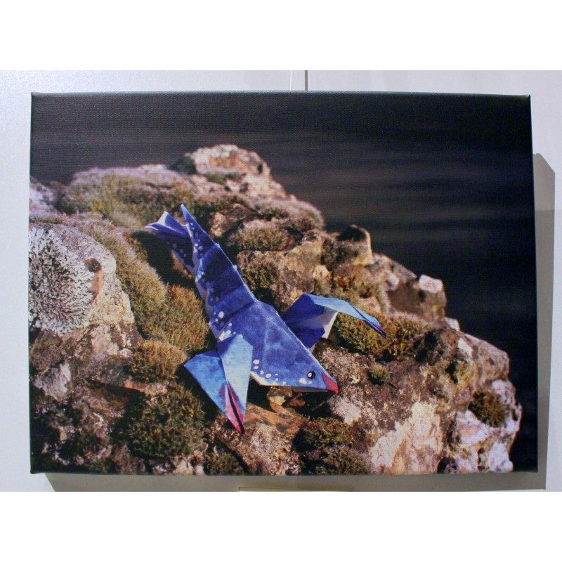 Toile homard origami