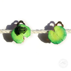 Clips d'oreilles nénuphars...