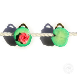 Clips d'oreilles nénuphars...