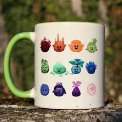 Mug cailloux arc-en-ciel