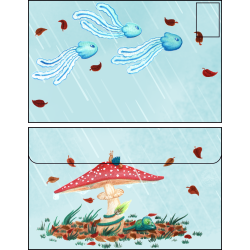 Enveloppe champignon sous...