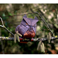 Carte hibou origami