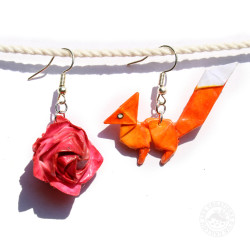 Boucles d'oreilles renard...