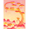 Marque-page moutons et arbre nuage