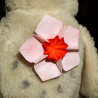 Broche jonquille rose